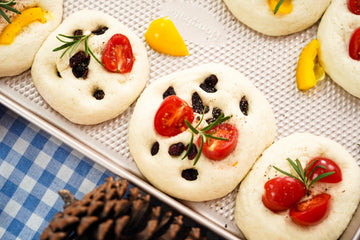 Mini Focaccia Recipe: Sugar-Free, Low-Oil, Crispy Outside & Soft Inside