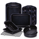 Baking Pans Set with Wave Texture, 0.8mm Thick (9-Piece)