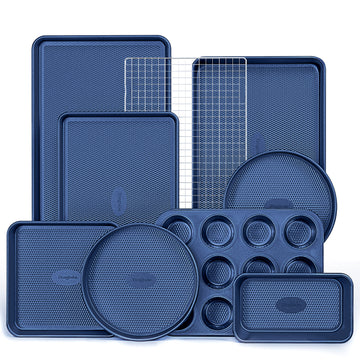 Diamond pattern nine-piece set