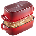 Enameled Cast Iron Bread Loaf Pan with Lid (9×5)