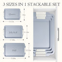 3-Piece Ceramic Nonstick Baking Sheet Pan Set