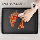 Diamond pattern baking tray set of two