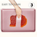 Diamond pattern baking tray three piece set