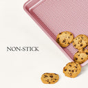 Diamond pattern baking tray three piece set