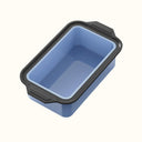 9x5 Inch Nonstick Silicone Bread Loaf Pan – Blue, Heavy Duty Steel Frame