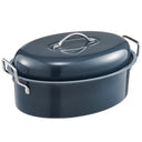 Turkey Roasting Pan with Rack and Lid, 18 Inch for 20 Lb Turkey