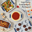 Nonstick Ceramic Bakeware Set 9 Pieces