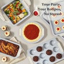 Nonstick Ceramic Bakeware Set 9 Pieces