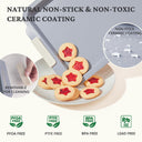 Nonstick Ceramic Bakeware Set 9 Pieces