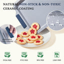 Nonstick Ceramic Bakeware Set 9 Pieces