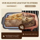 9x5 Inch Non-Stick Silicone Bread Loaf Pan