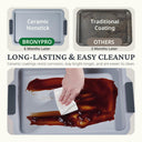 Nonstick Ceramic Bakeware Set 9 Pieces