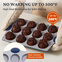 12 Cup Ceramic Muffin Pan