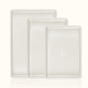white Diamond Pattern Nonstick Bakeware 3-Piece Set by HONGBAKE