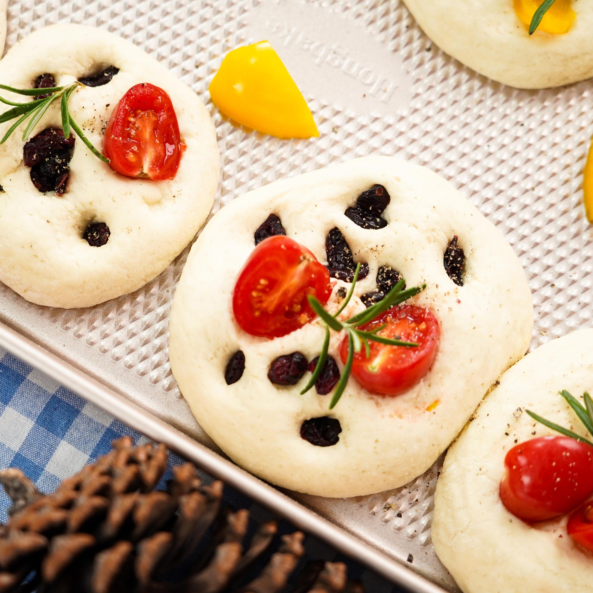 Mini Focaccia Recipe: Sugar-Free, Low-Oil, Crispy Outside & Soft Inside