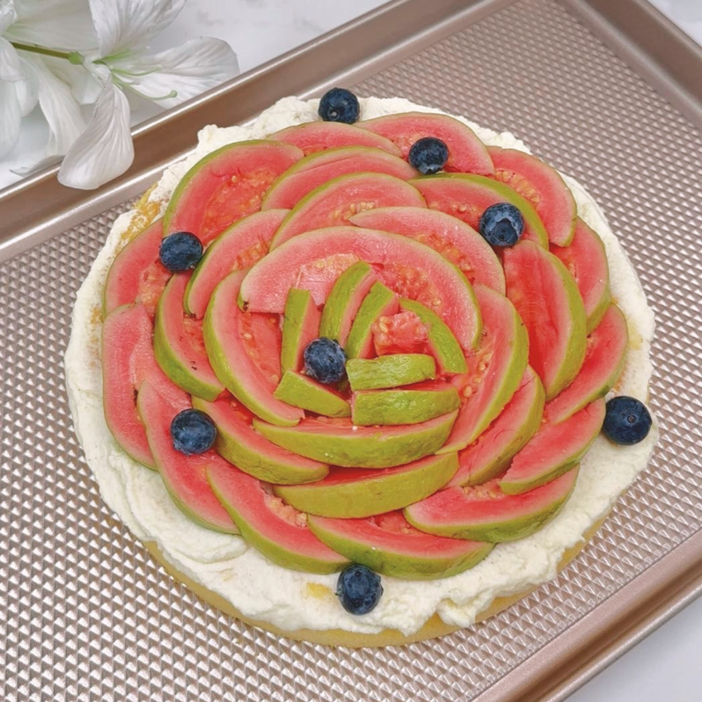 Guava Rose Cake