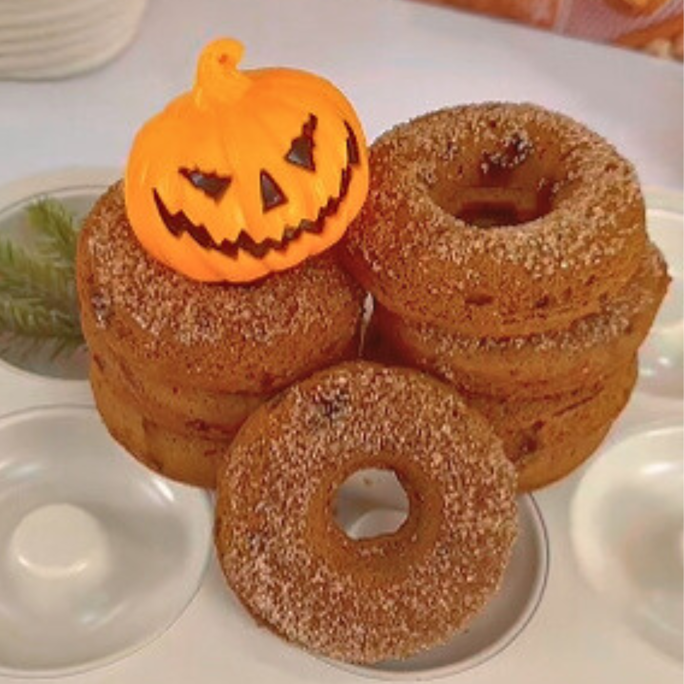 baked pumpkin donut