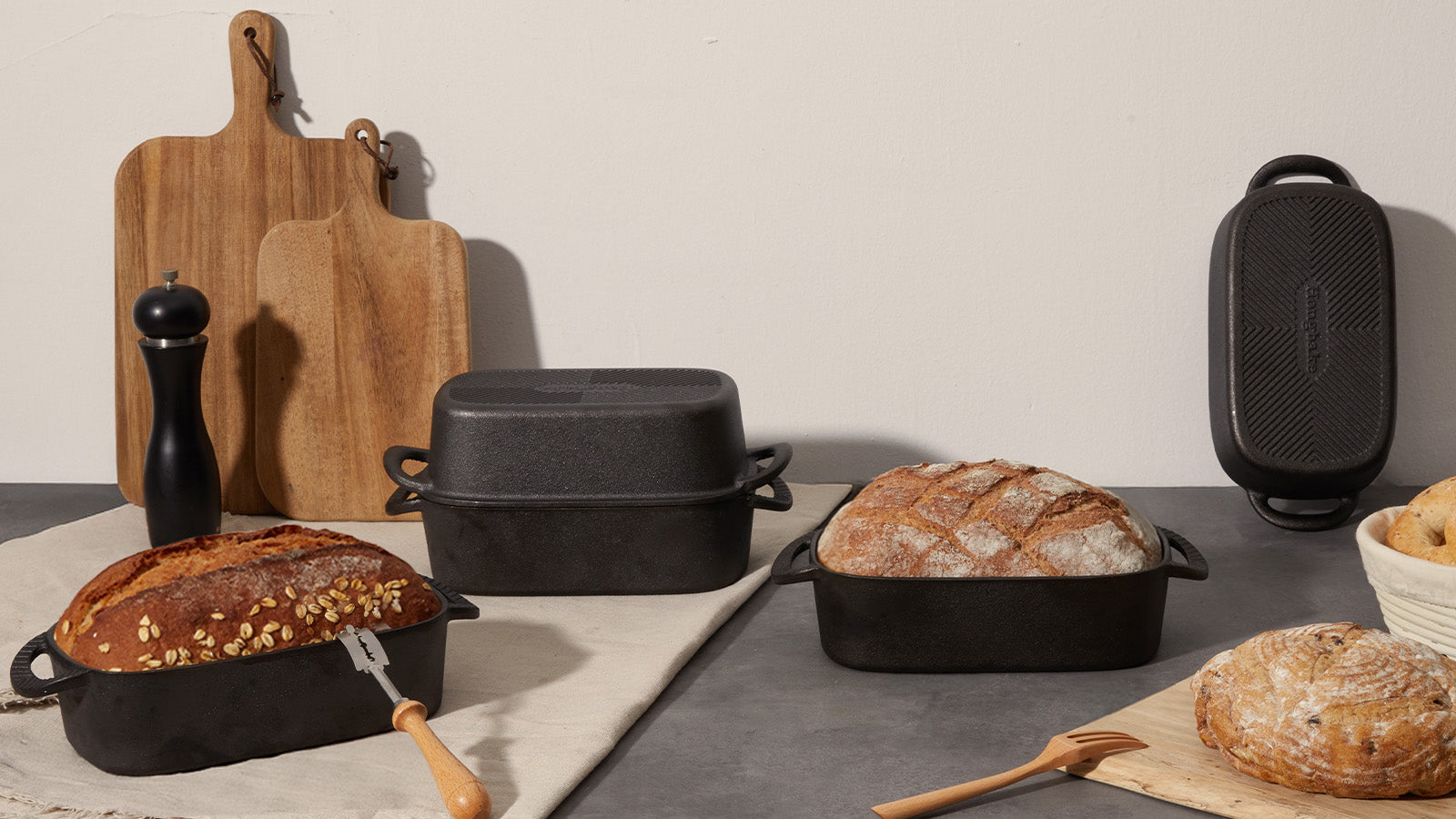 Cast Iron Loaf Pans Collection