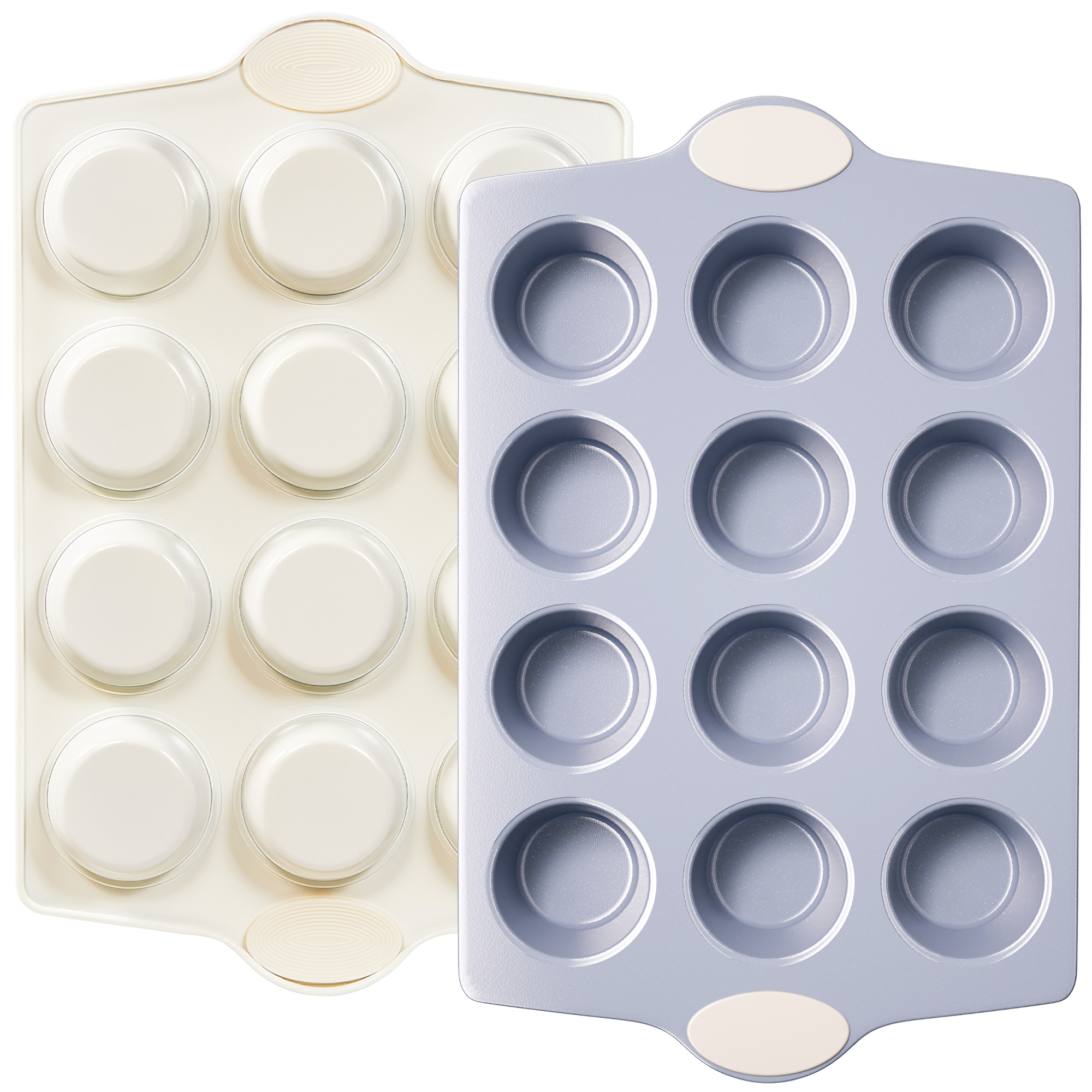 12 Cup Ceramic Muffin Pan (2-Pack)