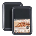 Quarter Sheet Pan with Wider Grips, 13.8 x 9.8 (2-Pack)