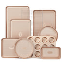 Diamond pattern nine-piece set