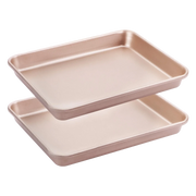 Nonstick Toaster Oven Sheet Pan, 9.7×7.5 (2-Pack)