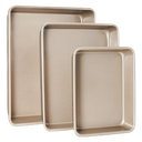 Deep Baking Pans Set, Multi-Depth 13/11/9 Inch (3-Pack)