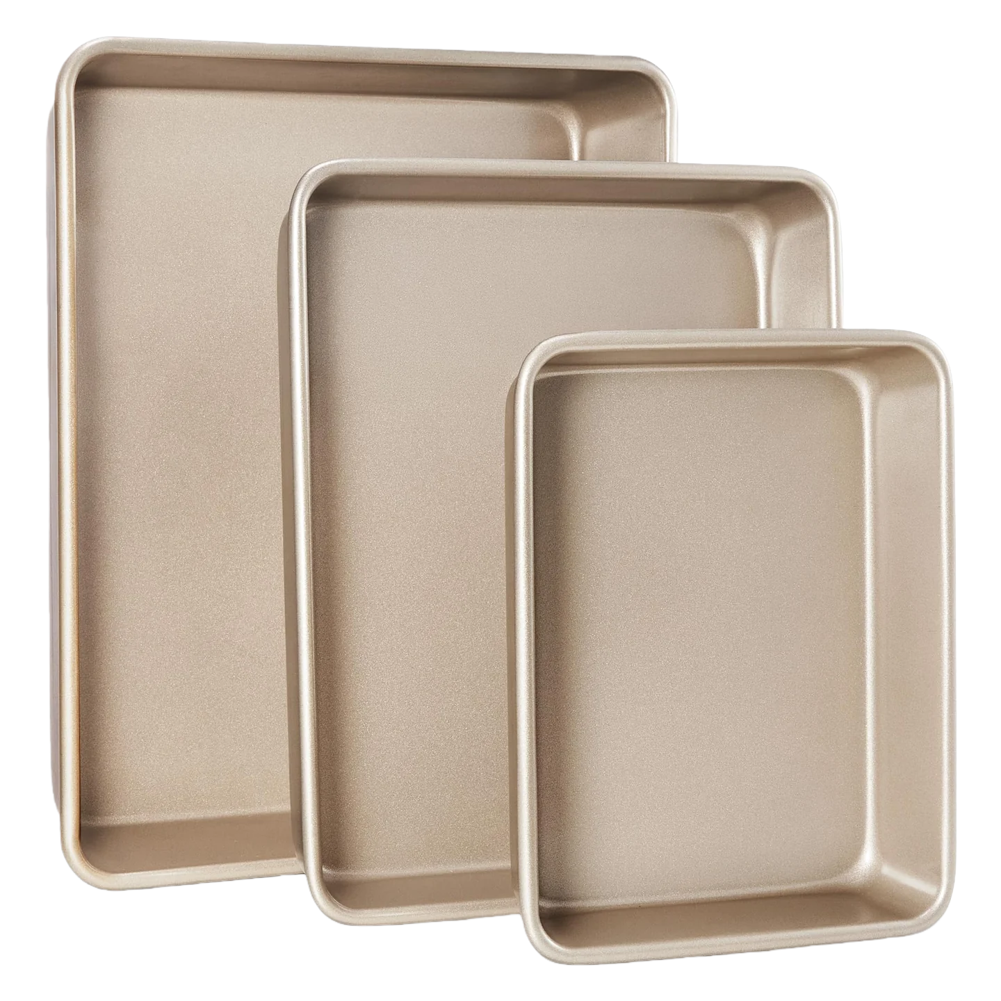Deep Baking Pans Set, Multi-Depth 13/11/9 Inch (3-Pack)