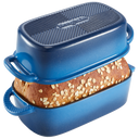 Enameled Cast Iron Bread Loaf Pan with Lid (9×5)