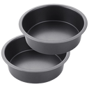 Round Cake Pan with Wider Grips, 8 Inch (2-Pack)