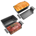 Meatloaf Pan with Drain Tray, 9 x 5 Loaf Pan with Insert (2-Pack)