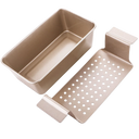 Meatloaf Pan with Drain Tray, 9 x 5 Loaf Pan with Insert