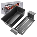 Meatloaf Pan with Drain Tray, 9 x 5 Loaf Pan with Insert