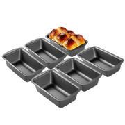 Nonstick Loaf Pan, 8.5×4.5 (6-Pack)