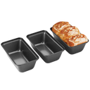 Mini Loaf Pan, 6 x 3.3 x 2 Inch Small Bread Tin (3-Pack)