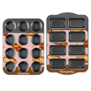 Mini Loaf Pan, 8-Cavity & Mini Muffin Pan, 12-Cup