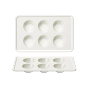 Diamond Texture Ceramic Nonstick Standard Muffin Pan, 6-Cup (2-Pack)