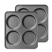 Nonstick Jumbo Muffin Top Pan 4-Cup (2-Pack)