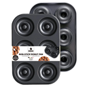 Donut Pan, Upgraded Deepened 6-Cavity (2-Pack)