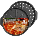 Pizza Pan with Holes, 12 Inch (2-Pack)