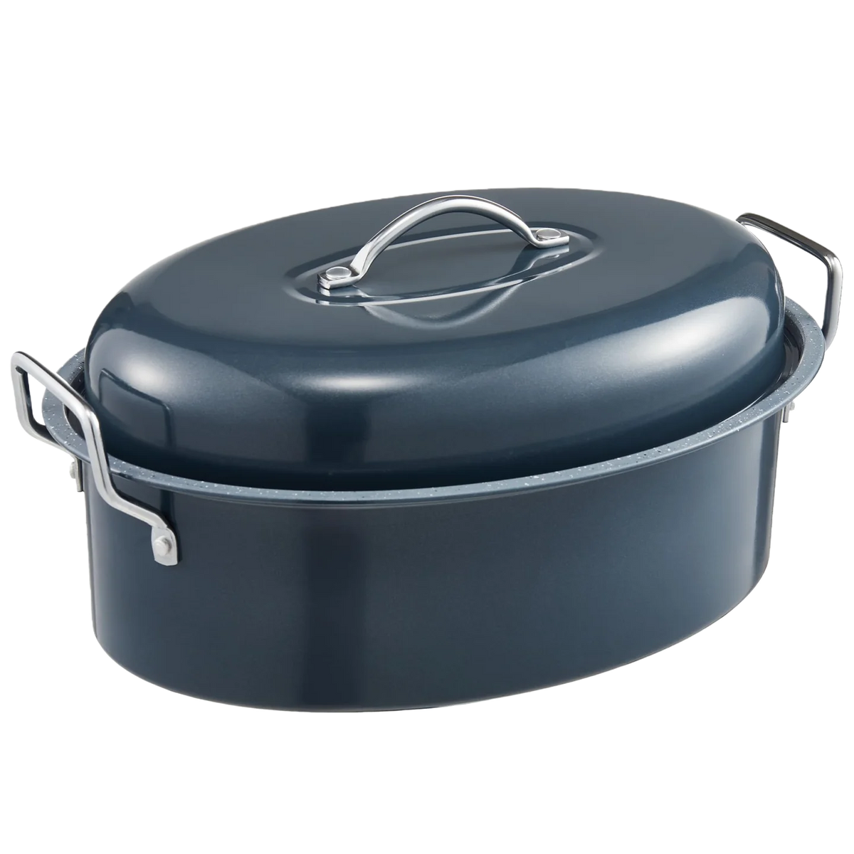 Turkey Roasting Pan with Rack and Lid, 18 Inch for 20 Lb Turkey