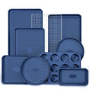 Diamond pattern nine-piece set