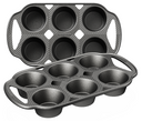 Cast Iron Muffin & Cupcake Pan 6-Cup (2-Pack)