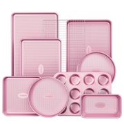 Diamond Texture Nonstick Bakeware Set (9-Piece)