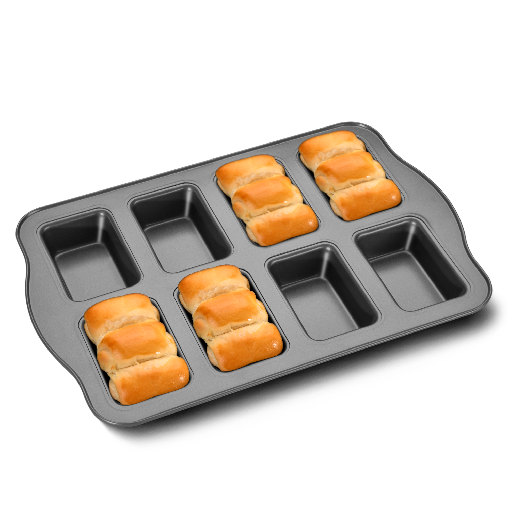 Nonstick Mini Loaf Pan, 8-Cavity