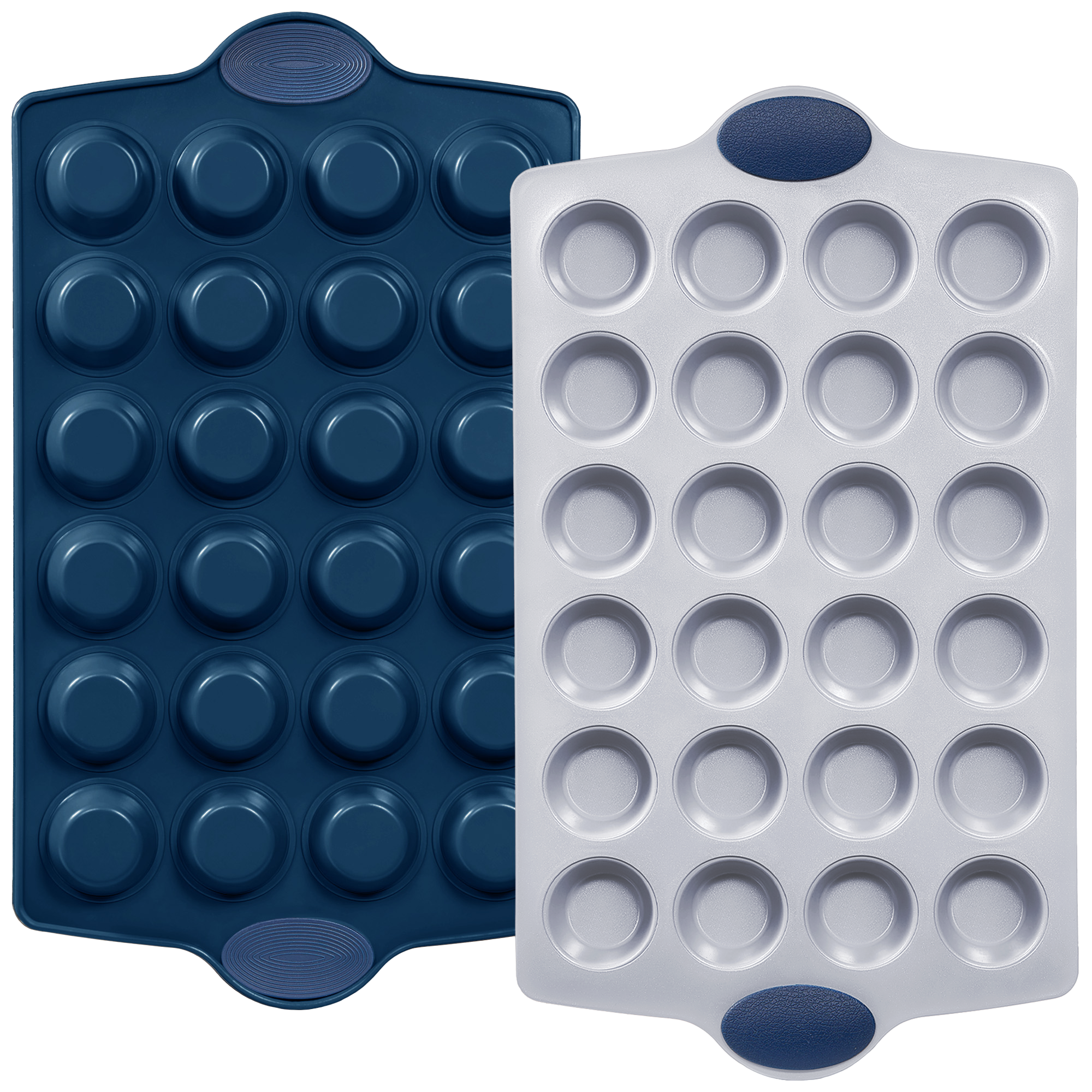 24 Cup Mini Ceramic Muffin Pan (2-Pack)