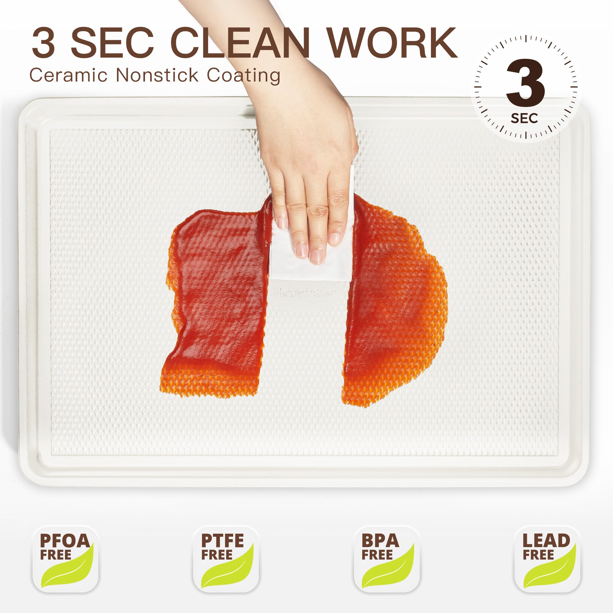 Diamond Texture Nonstick Baking Sheet Set (3-Piece)