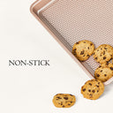 Diamond pattern baking tray three piece set