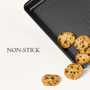 Diamond pattern baking tray three piece set