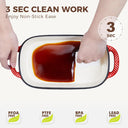 Enameled Cast Iron Bread Loaf Pan with Lid (9×5)